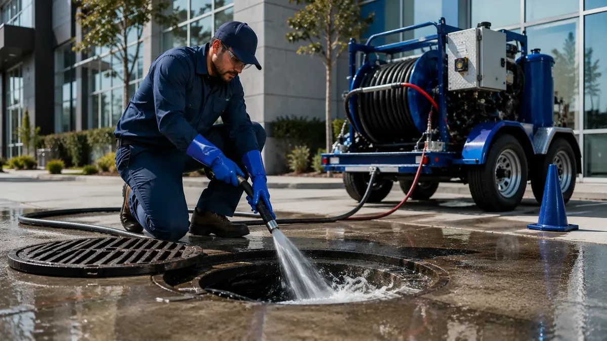 Commercial Hydro Jet Drain Cleaning in Cedarpines Park