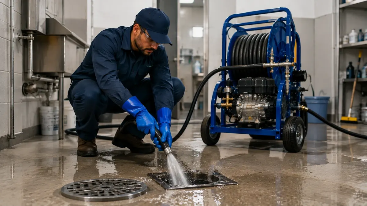 Floor Drain Hydro Jet Cleaning in Cedarpines Park