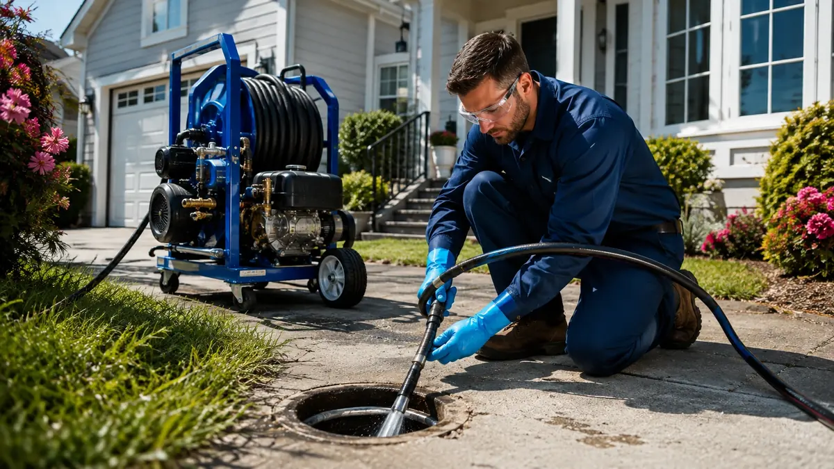 Residential Hydro Jet Drain Cleaning in Cedarpines Park