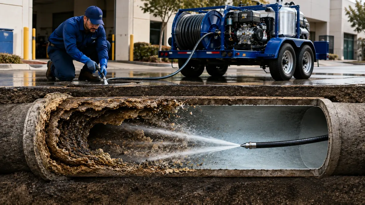 Sewer Pipe Descaling in Cedarpines Park